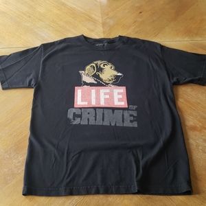 TSL T Shirt "Life of Crime" with McGruff Dog